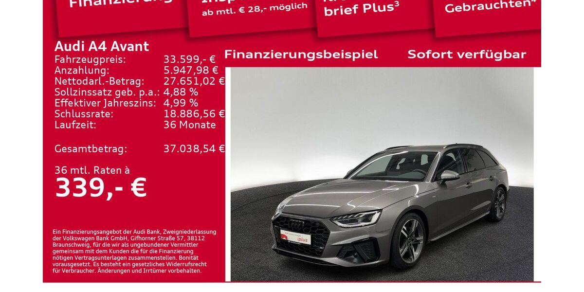 Audi A4 16.200 km 33.199 &euro; Berlin 10587