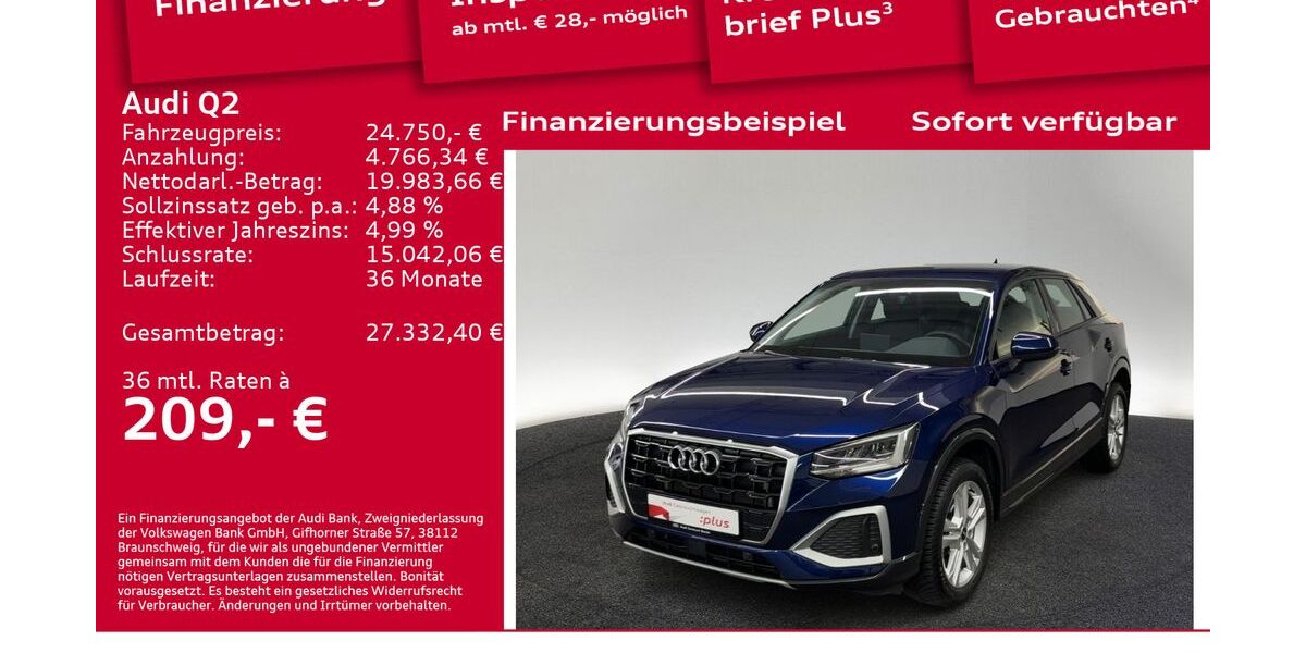 Audi Q2 47.800 km 24.750 &euro; Berlin 10587