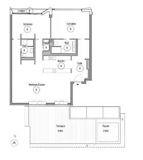 Etagenwohnung Berlin Mitte - 3 Zimmer, 149 m&sup2;, 3.576&euro; | Angebot:25436906