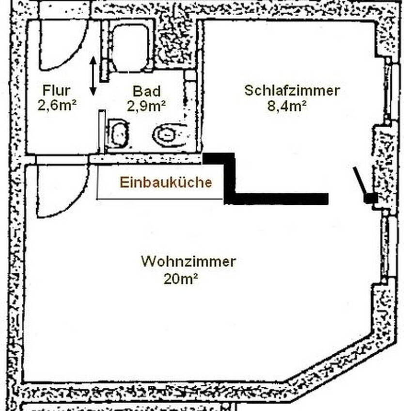 2 wunderschöne Zimmer - Bergmannstr Viktoria & Gleisdreieck-Park Wasserfall - EBK provisionsfrei