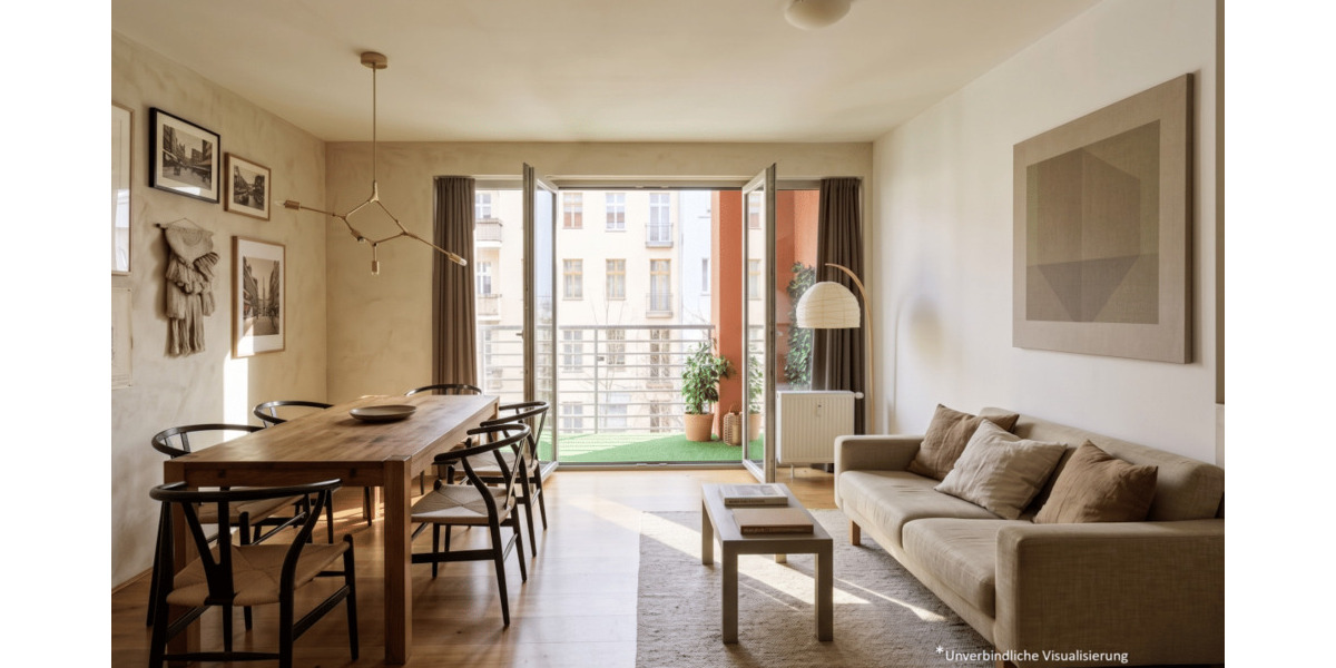 Etagenwohnung Berlin Mitte - 2 Zimmer, 52 m&sup2;, 369.000&euro; | Angebot:26820513