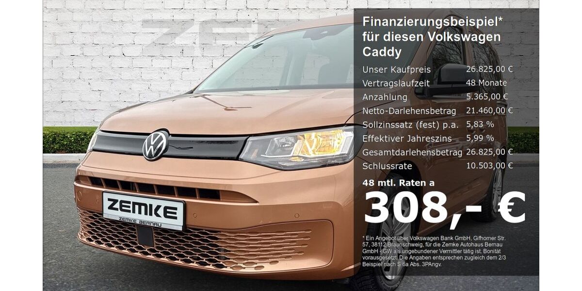 VW Caddy 69.632 km 26.825 &euro; Bernau 16321