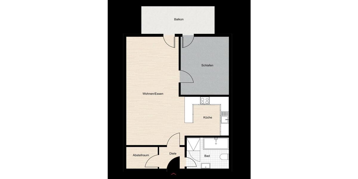 Etagenwohnung Berlin Spandau - 2 Zimmer, 52 m&sup2;, 224.000&euro; | Angebot:24673445
