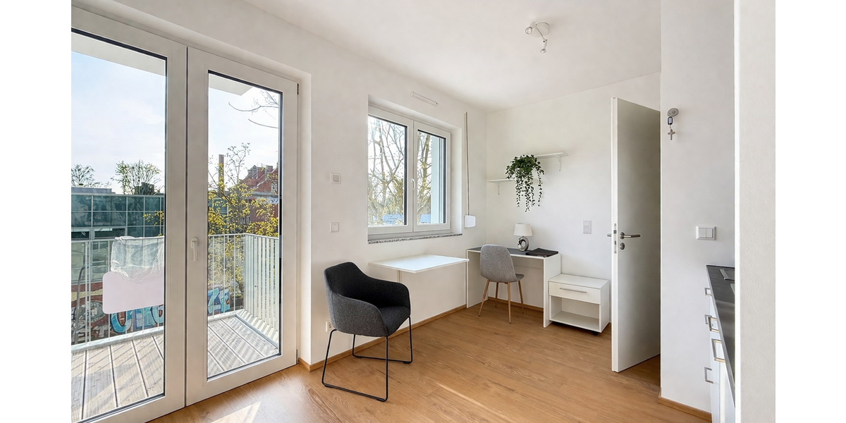 Etagenwohnung Berlin Gesundbrunnen - 1 Zimmer, 25 m&sup2;, 750&euro; | Angebot:26031619