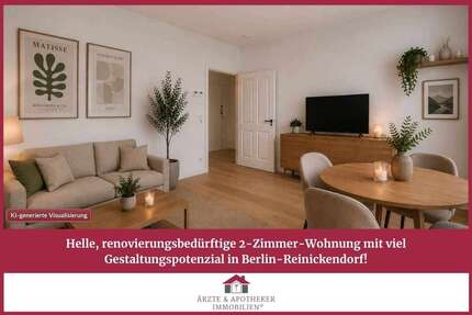Wohnung Berlin Reinickendorf - 2 Zimmer, 51 m&sup2;, 189.000&euro; | Angebot:27327499