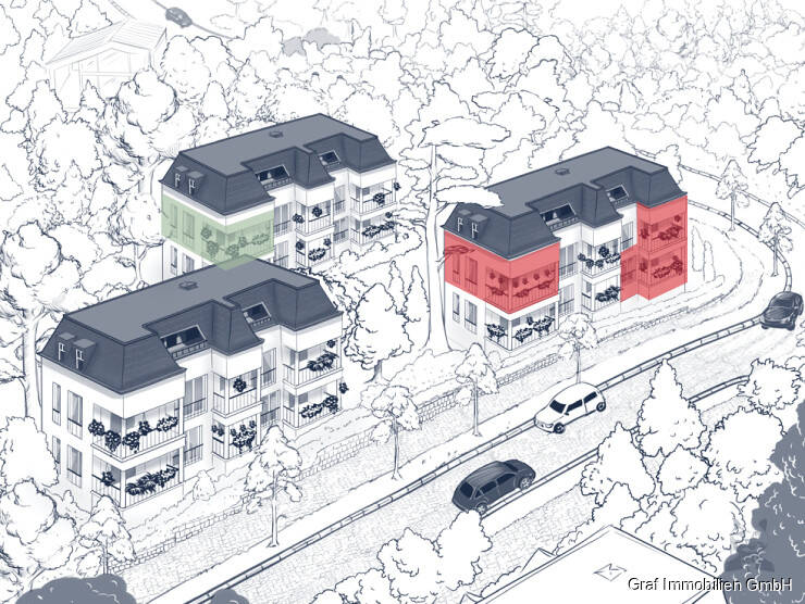 Etagenwohnung Berlin / Waidmannslust Waidmannslust - 2 Zimmer, 62 m&sup2;, 259.900&euro; | Angebot:23972675