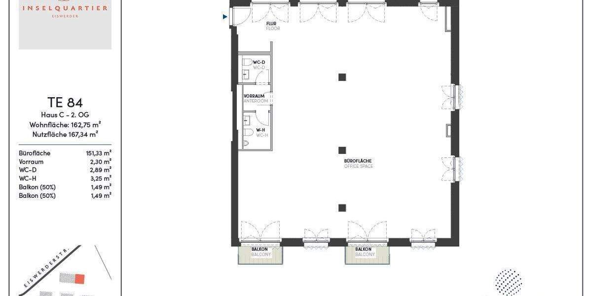 Gewerbeobjekt Berlin Spandau - 1 Zimmer, 162 m&sup2;, 960.000&euro; | Angebot:25806488