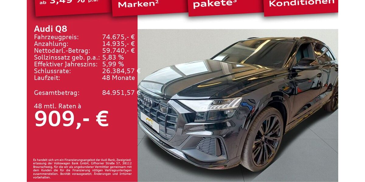 Audi Q8 41.987 km 74.675 &euro; Berlin 13088