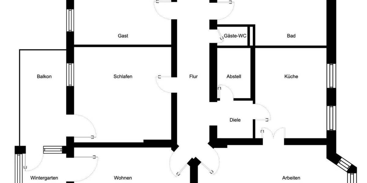 Etagenwohnung Potsdam Berliner Vorstadt - 5 Zimmer, 159 m&sup2;, 1.350.000&euro; | Angebot:23668438