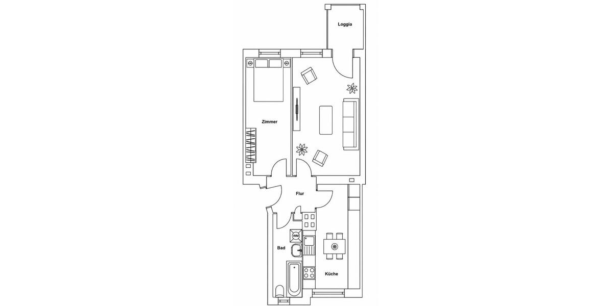 Etagenwohnung Berlin Lichtenberg - 2 Zimmer, 49 m&sup2;, 195.000&euro; | Angebot:27045960