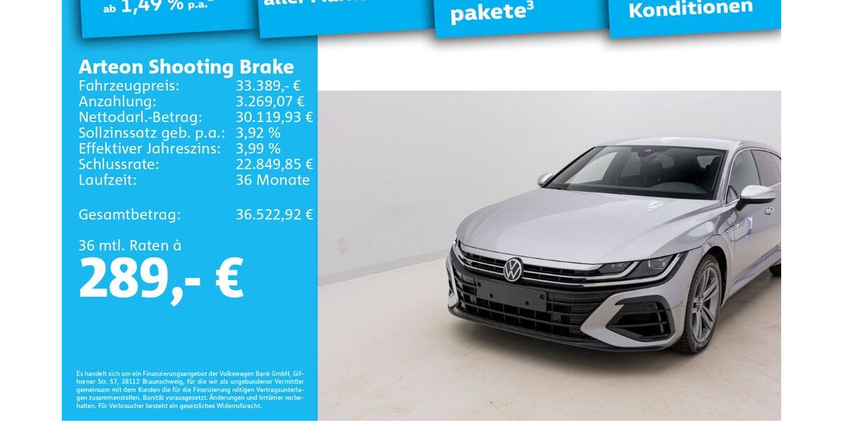 VW Arteon 19.409 km 32.989 &euro; Berlin 13088