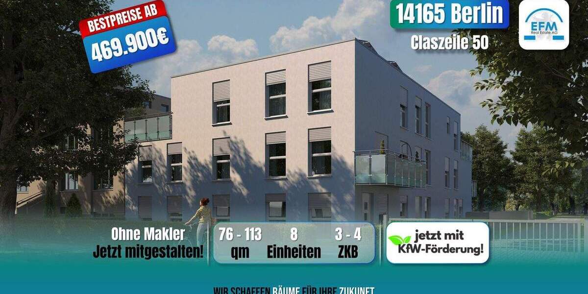 Etagenwohnung Berlin Zehlendorf - 3 Zimmer, 499.900&euro; | Angebot:24835185