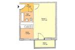 Etagenwohnung Berlin Treptow-Köpenick - 1 Zimmer, 35 m&sup2;, 132.000&euro; | Angebot:26443620