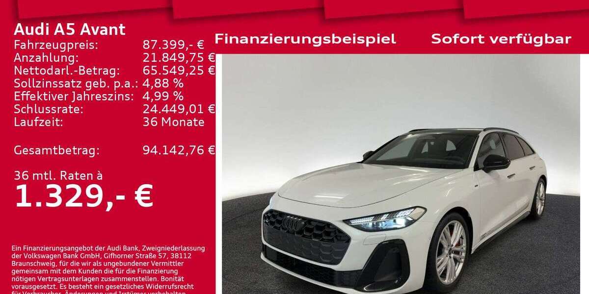 Audi A5 6.001 km 87.399 &euro; Berlin 12489