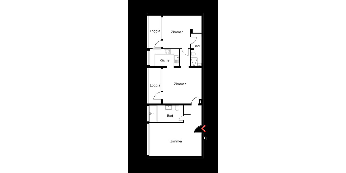 Etagenwohnung Berlin Schöneberg - 3 Zimmer, 94 m&sup2;, 590.000&euro; | Angebot:26037785