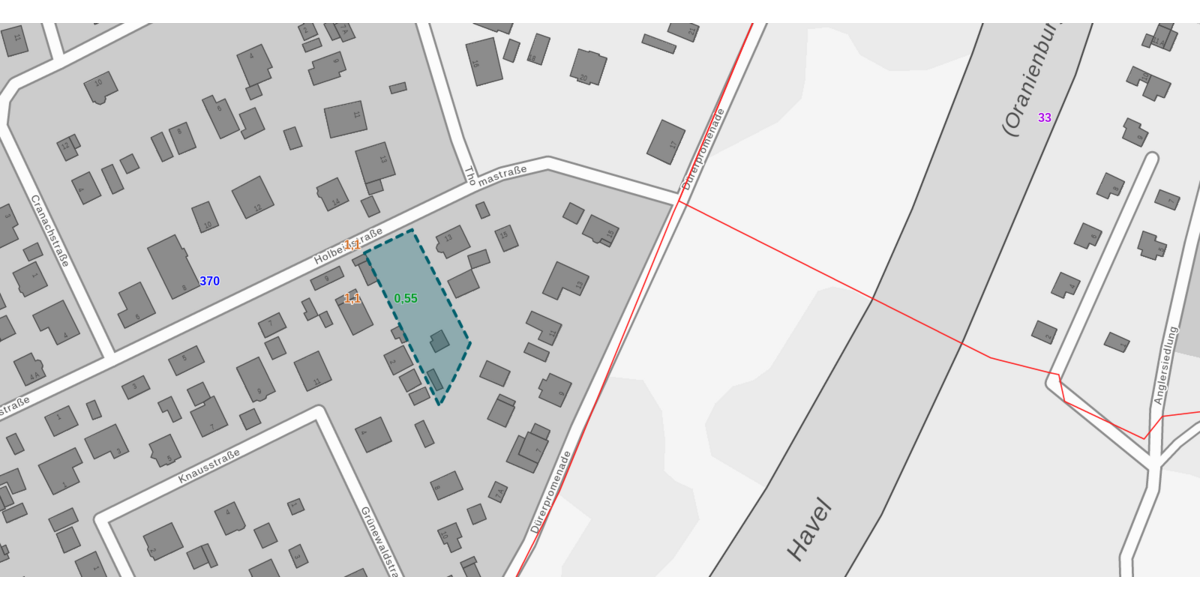 Grundstück zu verkaufen in Oranienburg 375.000 € 1143 m² - Grundstück Oranienburg Pinnower Schleuse | Angebot:27284197