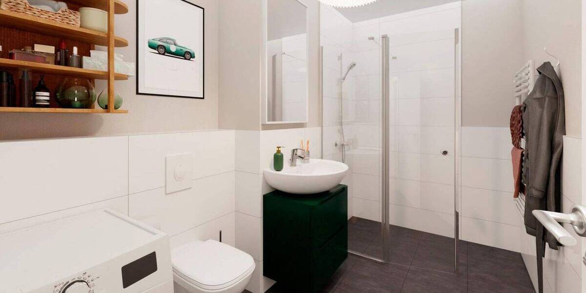Etagenwohnung Berlin Buch - 2 Zimmer, 52 m&sup2;, 344.900&euro; | Angebot:26778438
