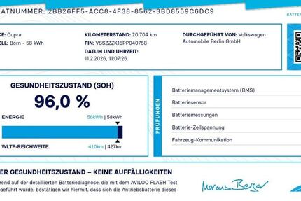 Cupra Born 20.730 km 23.333 &euro; Berlin 13599