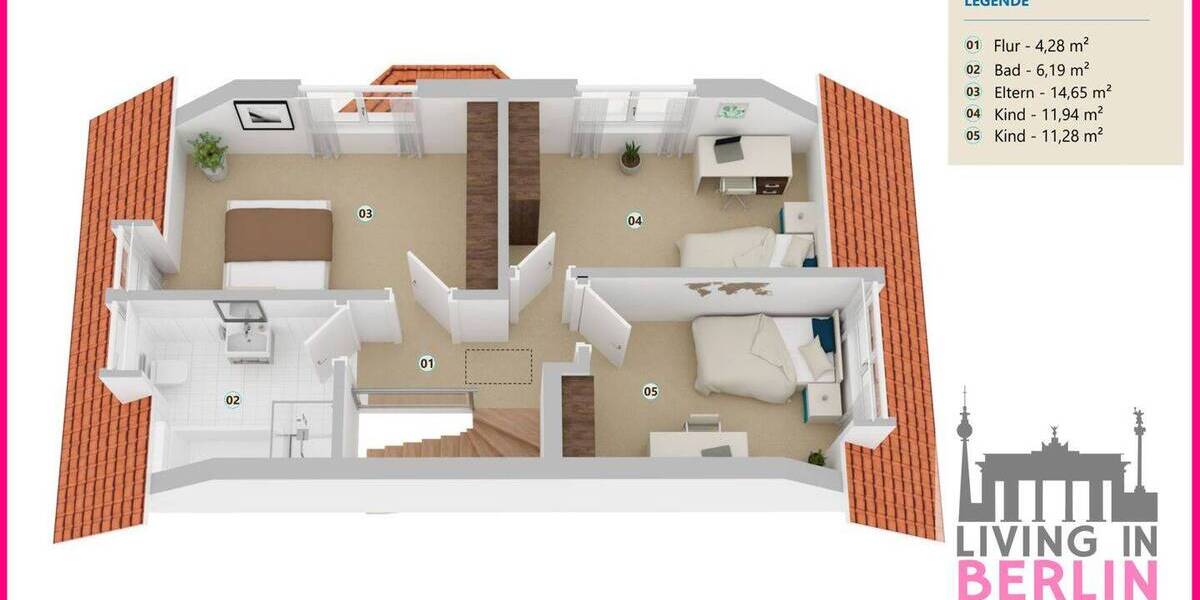 Doppelhaushälfte Hoppegarten Hönow - 4 Zimmer, 99 m&sup2;, 425.000&euro; | Angebot:26260882