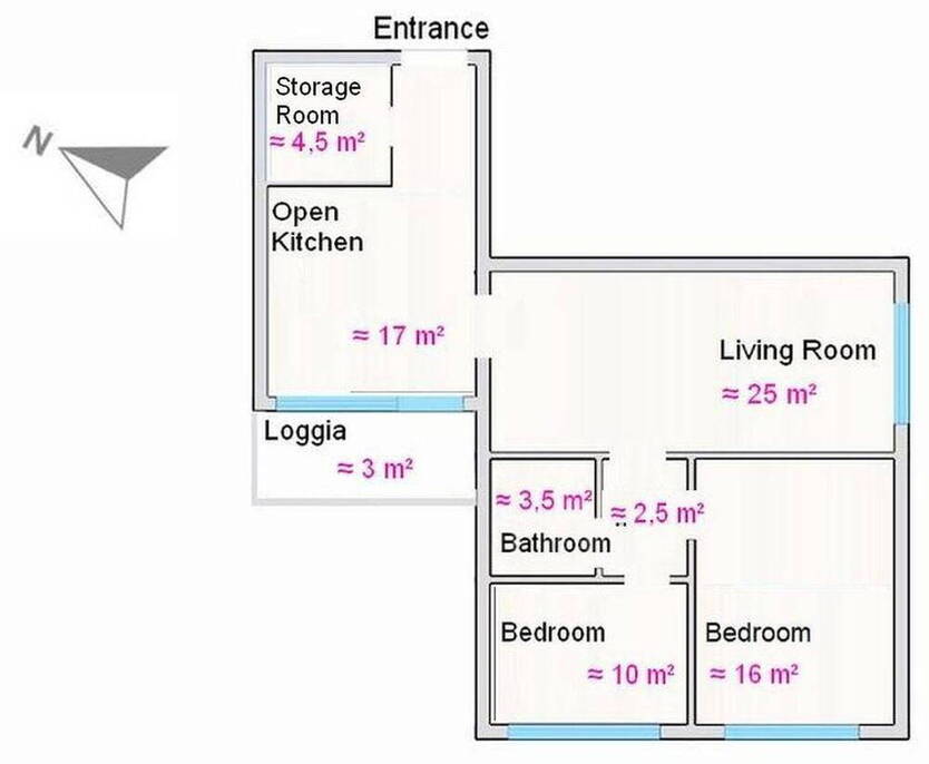 Furnished Loft Hackescher Markt: View, Balcony & Parking