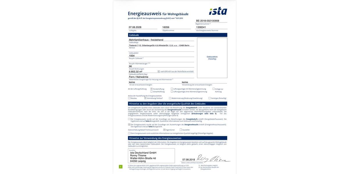 Etagenwohnung Berlin Treptow-Köpenick - 2 Zimmer, 52 m&sup2;, 138.000&euro; | Angebot:26681870