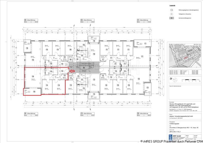 Etagenwohnung Neuenhagen bei Berlin - 3 Zimmer, 80 m&sup2;, 1.438&euro; | Angebot:26470806