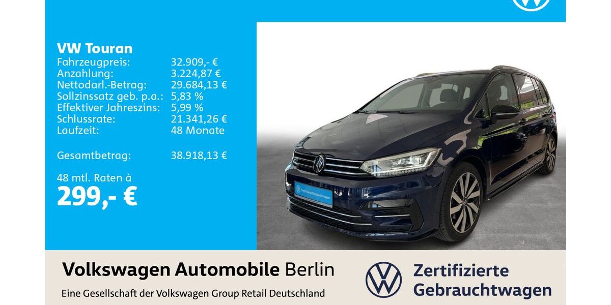 VW Touran 21.432 km 32.449 &euro; Berlin 12681