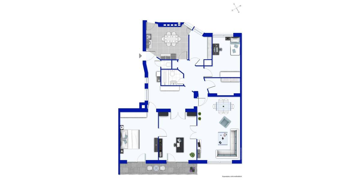 Etagenwohnung Berlin Wilmersdorf - 4 Zimmer, 147 m&sup2;, 950.000&euro; | Angebot:26017536