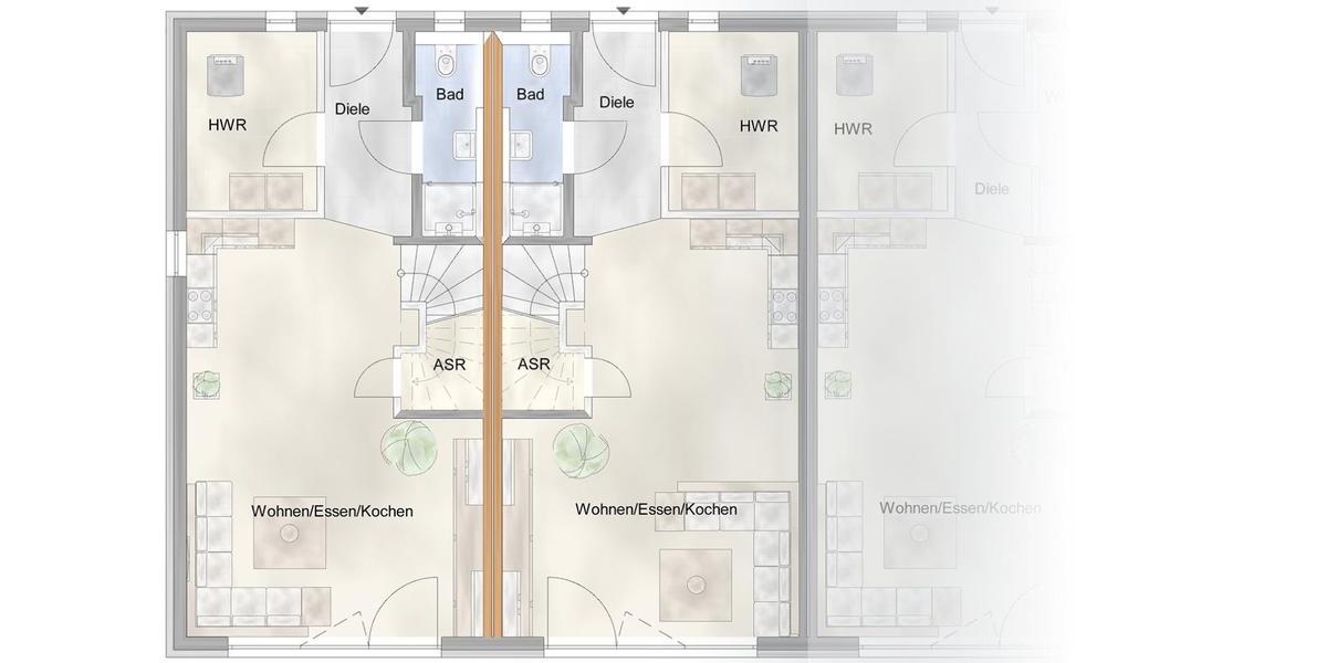 Reihenhaus Neuenhagen bei Berlin - 6 Zimmer, 133 m&sup2;, 2.350&euro; | Angebot:21733710