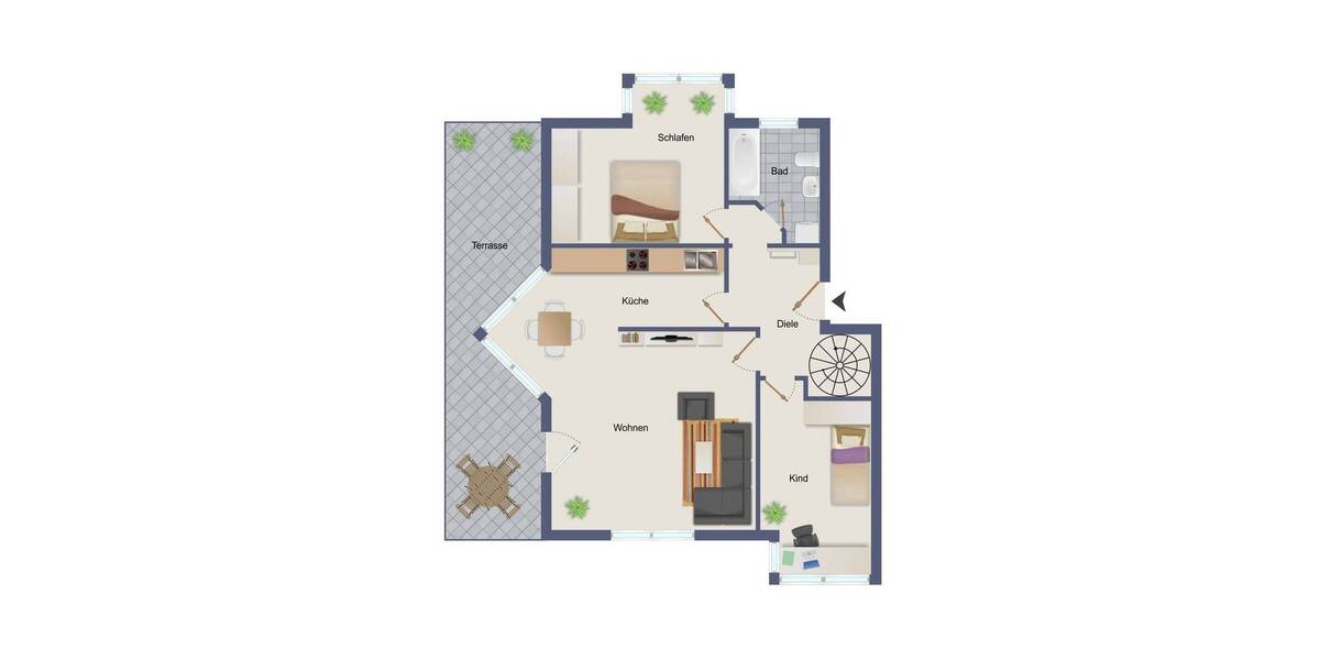 Etagenwohnung Berlin Buckow - 3 Zimmer, 73 m&sup2;, 315.000&euro; | Angebot:26162817