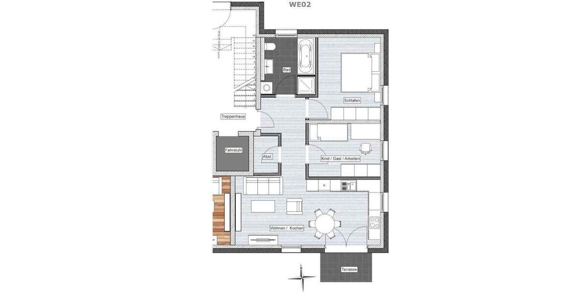 Etagenwohnung Petershagen/Eggersdorf Mitte - 3 Zimmer, 68 m&sup2;, 298.850&euro; | Angebot:25669780