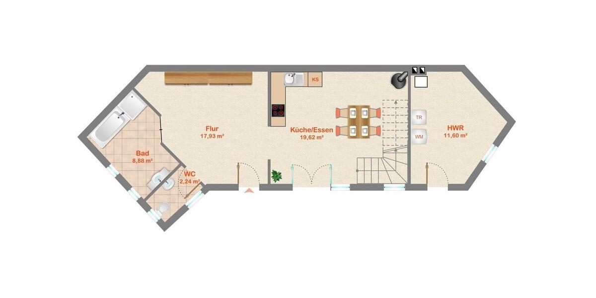 Einfamilienhaus Hohen Neuendorf Bergfelde - 3 Zimmer, 100 m&sup2;, 1.950&euro; | Angebot:26600991