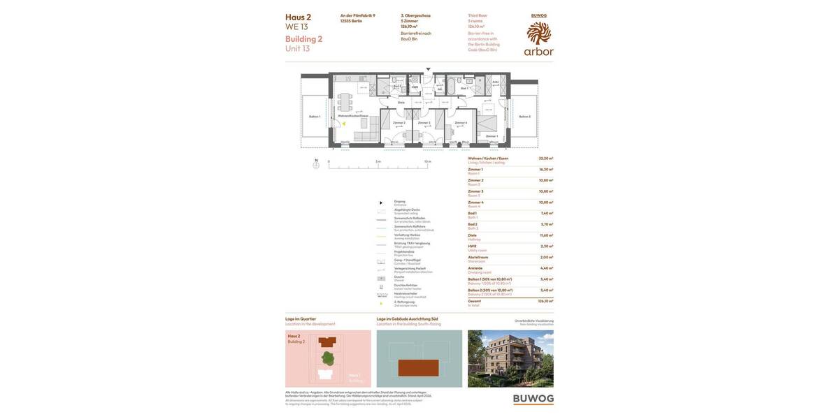 Etagenwohnung Berlin Köpenick - 5 Zimmer, 126 m&sup2;, 920.000&euro; | Angebot:26665290