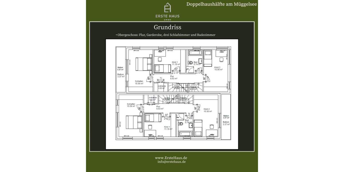 A+, Doppelhaushälfte mit großer Dachterrasse, 150 m², 4 SZ, 2 Bäder, Garten, provisionsfrei 5 zimmer