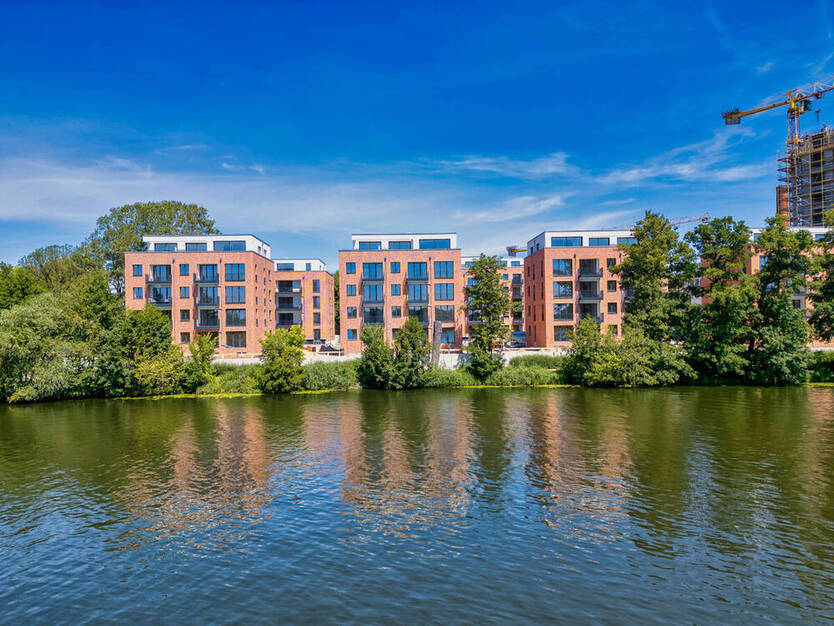 Exklusive 3-Zimmer-Wohnung auf Eiswerder - Loggia, hochwertige Ausstattung & Insellage