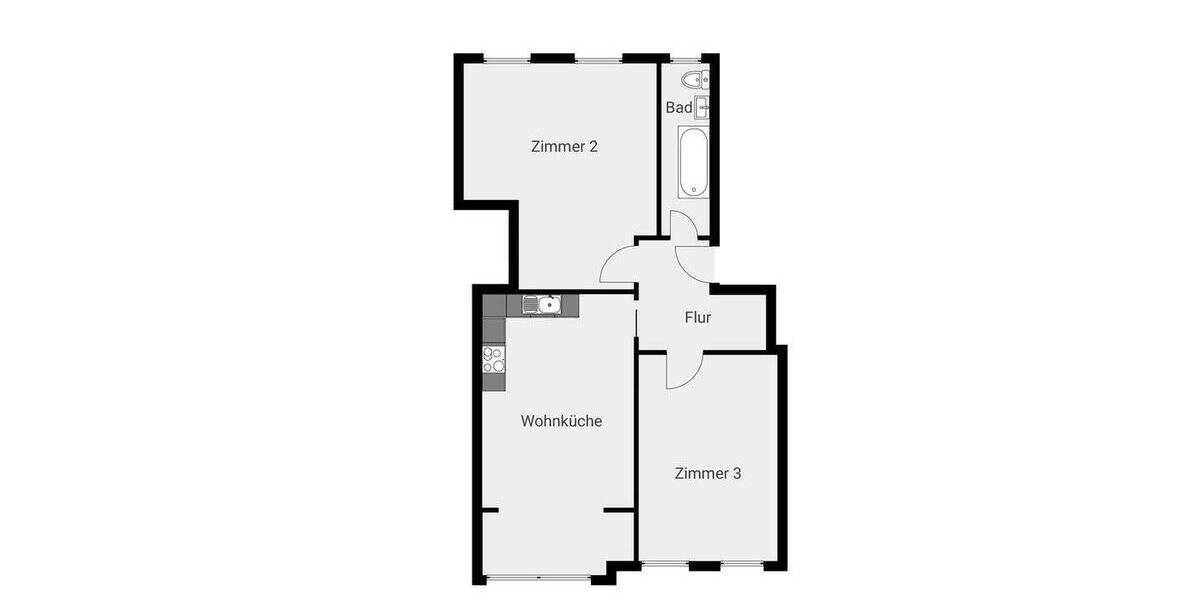 Etagenwohnung Berlin Westend - 3 Zimmer, 79 m&sup2;, 280.000&euro; | Angebot:26573070