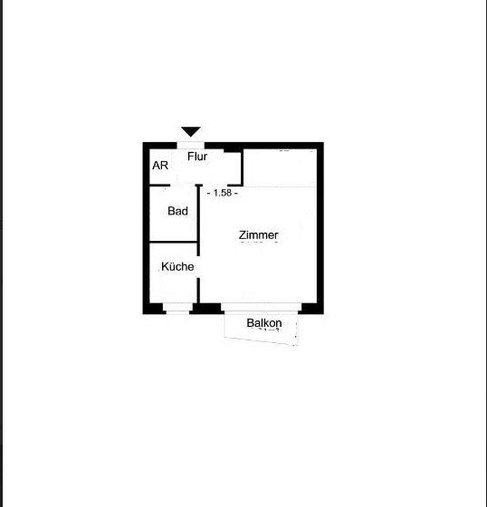 Dachgeschoßwohnung Berlin Charlottenburg-Wilmersdorf - 1 Zimmer, 37 m&sup2;, 700&euro; | Angebot:25995334