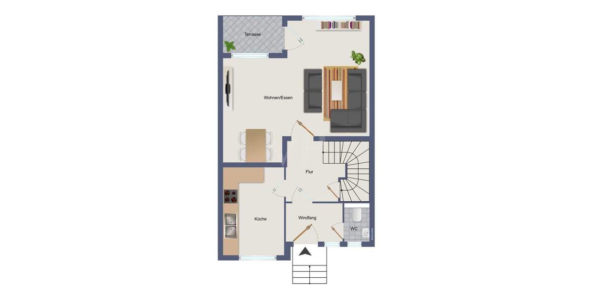 Reihenmittelhaus Berlin / Lichtenrade Lichtenrade - 4 Zimmer, 98 m&sup2;, 428.000&euro; | Angebot:25778370