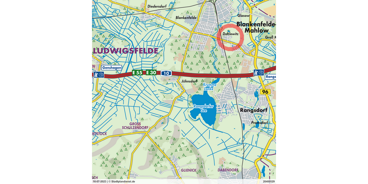 Grundstück zu verkaufen in Blankenfelde-Mahlow 359.000 € 1304 m² zimmer
