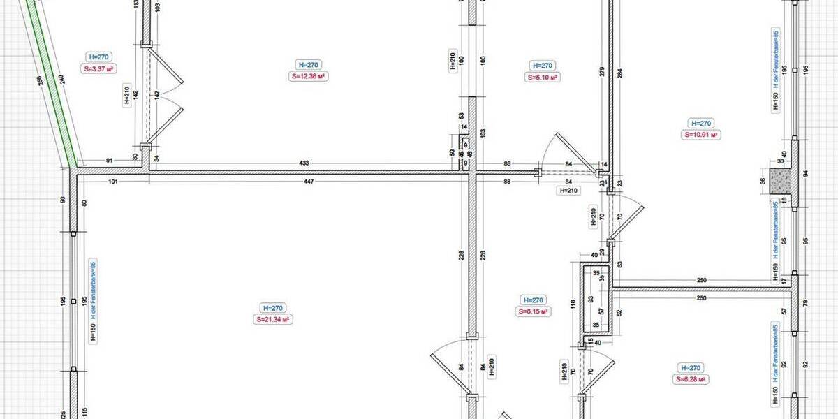 Etagenwohnung Berlin-Spandau Spandau - 2 Zimmer, 61 m&sup2;, 250.000&euro; | Angebot:26128133