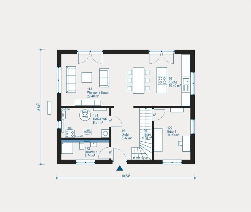 Individuell und energieeffizient. Ihr Traumhaus wird Realität. JETZT Rabatt von 20k sichern! 5 zimmer