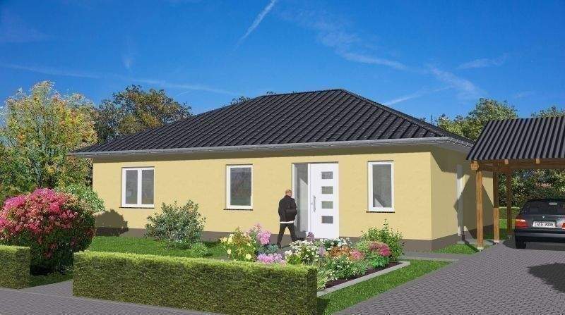 Unterkellerter Bungalow (57 m²) und 2 Garagen zum Abriss auf 900 m² Traumbauland ! Im Alleinauftrag in Panketal