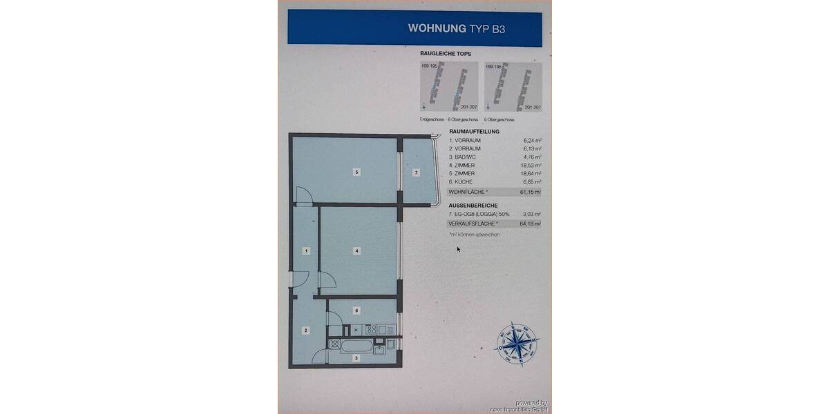 Etagenwohnung Berlin Friedrichsfelde - 2 Zimmer, 64 m&sup2;, 233.700&euro; | Angebot:26874856