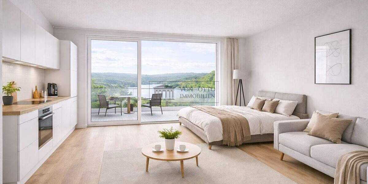 Exklusive 1-Zimmer-Wohnung mit Blick auf den Butzersee 1 zimmer