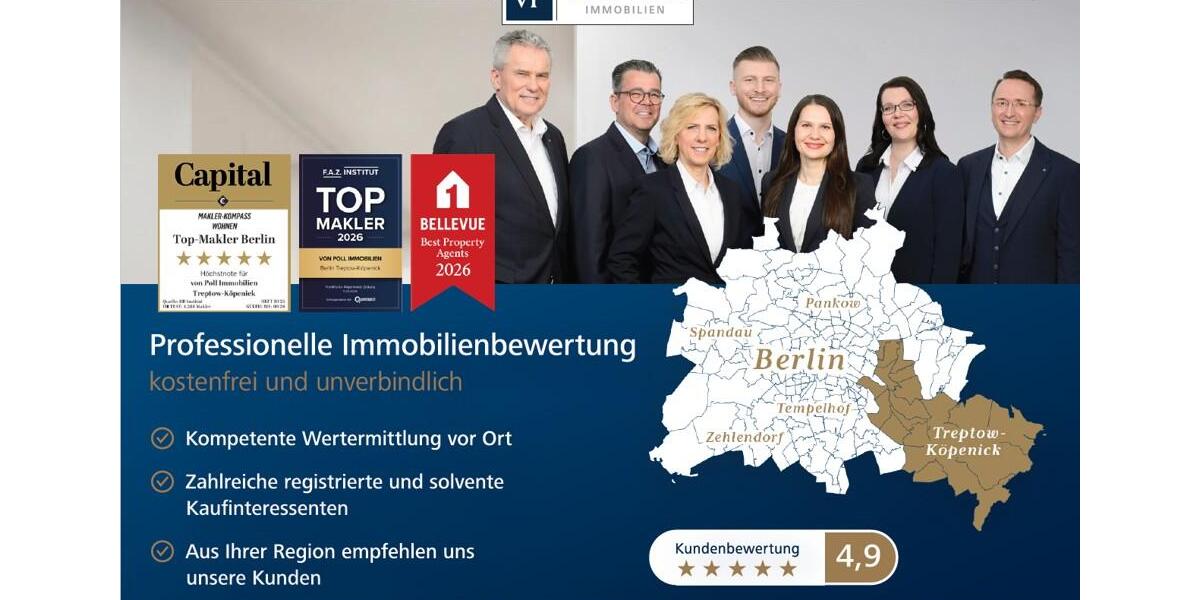 Maisonettenwohnung Berlin Treptow-Köpenick - 3 Zimmer, 109 m&sup2;, 1.500&euro; | Angebot:26659273