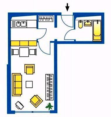 Etagenwohnung Berlin Mitte - 1 Zimmer, 30 m&sup2;, 165.000&euro; | Angebot:26254222