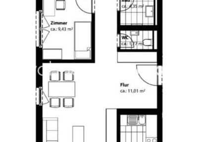 Wohnung Berlin Wittenau - 3 Zimmer, 80 m&sup2;, 900&euro; | Angebot:26028584