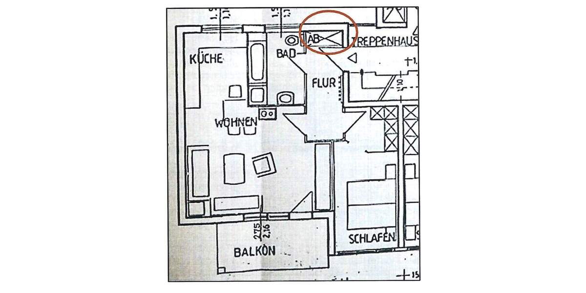 Etagenwohnung Berlin Zehlendorf - 2 Zimmer, 64 m&sup2;, 285.000&euro; | Angebot:25780112