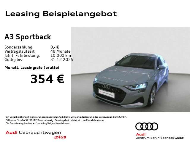 Audi A3 10.469 km 33.888 &euro; Berlin 13581