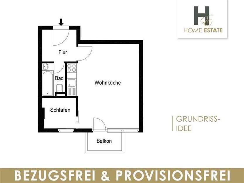 Wohnung zum Kaufen in Berlin 170.000 € 35 m²